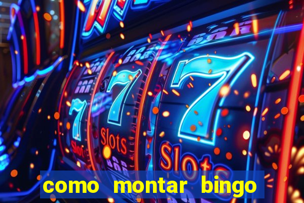 como montar bingo brinquedos toia